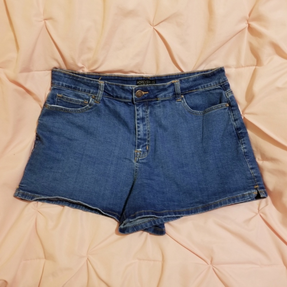 Dark Wash Jean Shorts